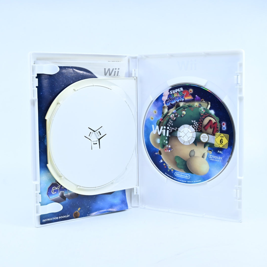 Super Mario Galaxy 2 + Tutorial Disc - Nintendo Wii Game + Manual - PAL