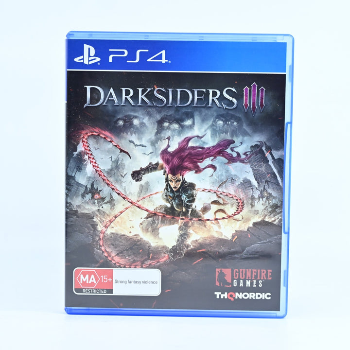 Darksiders III 3 - Sony Playstation 4 / PS4 Game - MINT DISC - FREE POST!