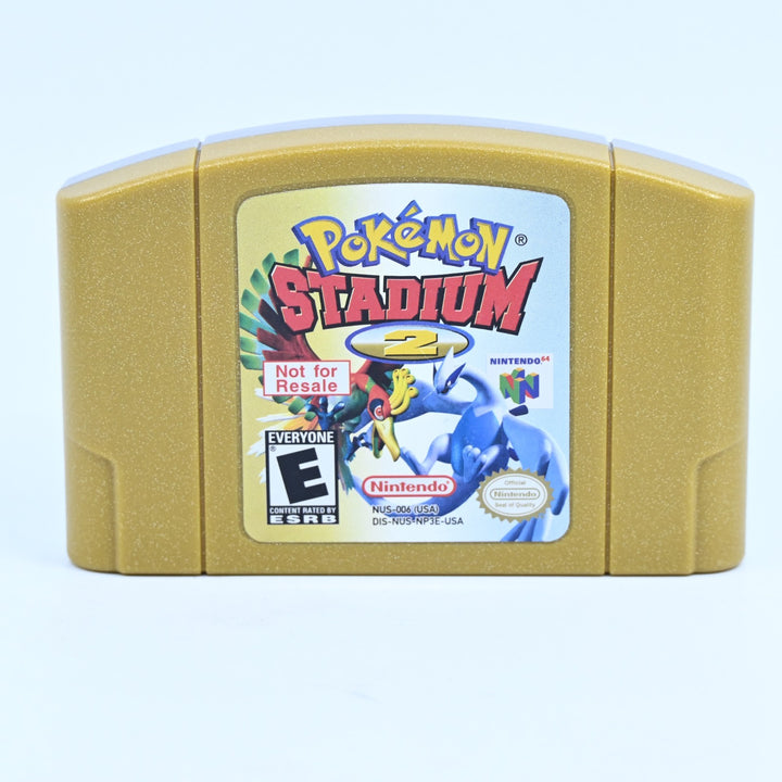 Pokemon Stadium 2 - NOT FOR RESALE - N64 / Nintendo 64 Game - NTSC-U/C