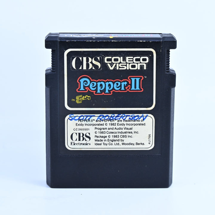 Pepper II - ColecoVision Game + Manual - Region Free - FREE POST!