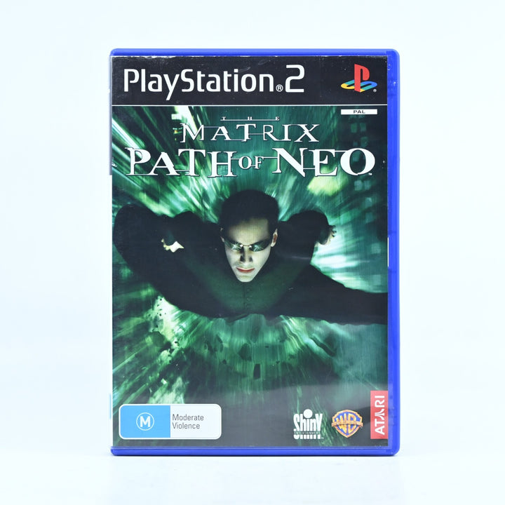 The Matrix: Path of Neo - Sony Playstation 2 / PS2 Game + Manual - PAL