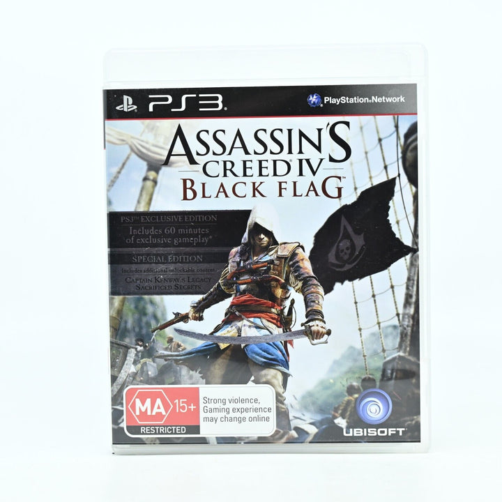 Assassin's Creed IV: Black Flag - Special Ed - Sony Playstation 3 Game + Manual