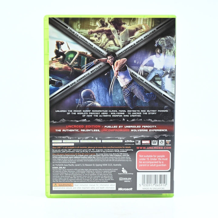 X-Men Origins: Wolverine - Xbox 360 Game + Manual - PAL - MINT DISC!