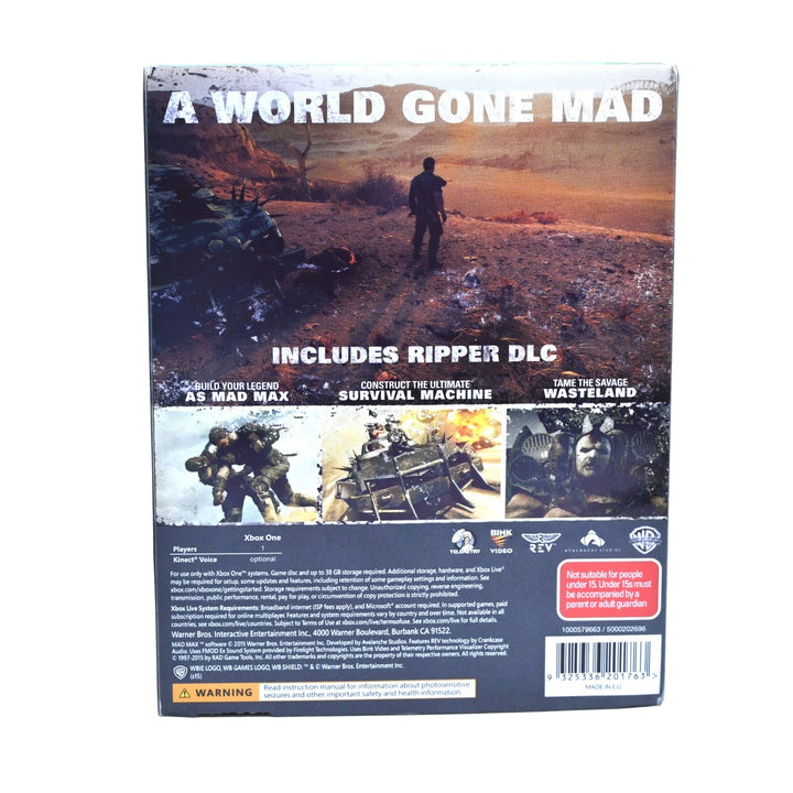 Mad Max: Ripper Edition - Xbox One Game + Steelbook - PAL - FREE POST!