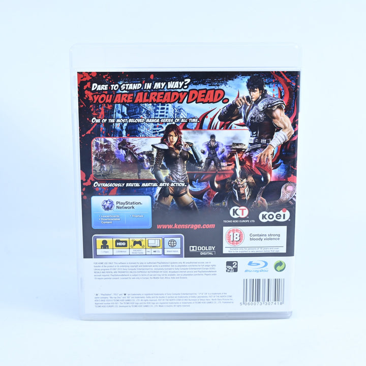 Fist of the North Star: Ken's Rage - Sony Playstation 3 / PS3 Game + Manual