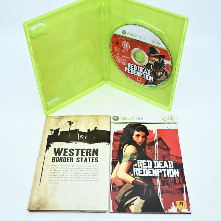 Red Dead Redemption - Xbox 360 Game + Manual + Map - PAL - MINT DISC!