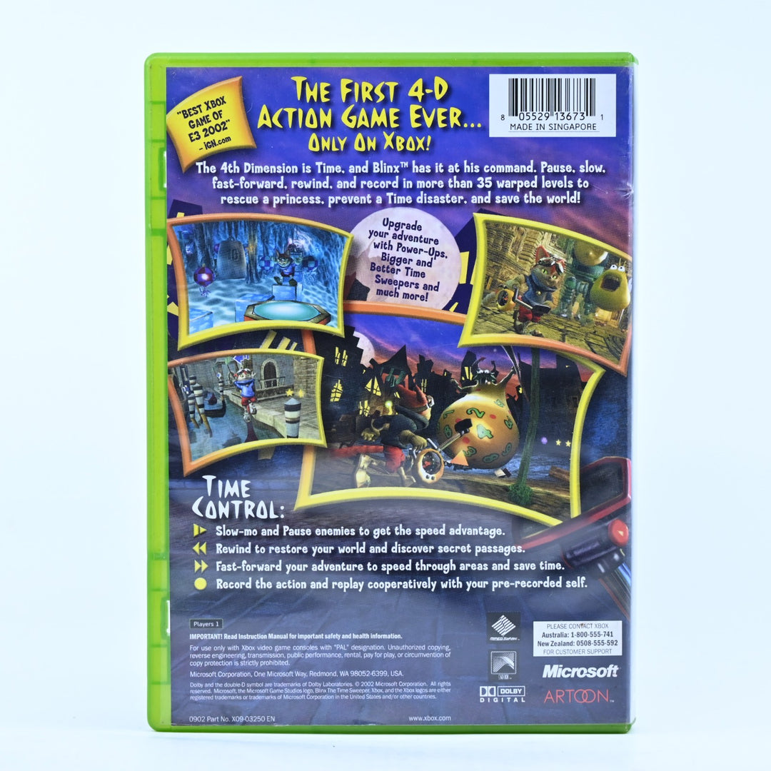 Blinx The Time Sweeper - Original Xbox Game - No Manual - PAL - MINT DISC!