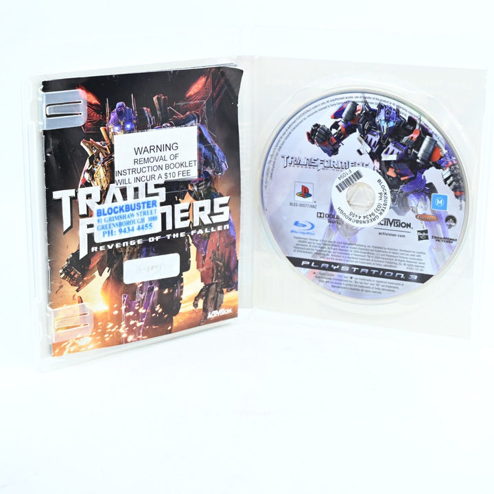 Transformers: Revenge of the Fallen - Ex Rental - PS3 Game + Manual - PAL