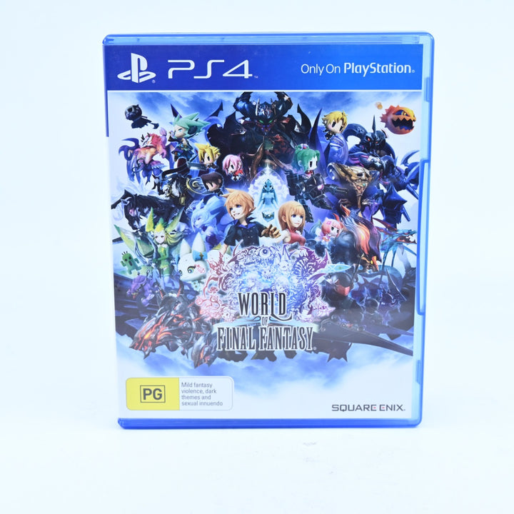 World of Final Fantasy - Sony Playstation 4 / PS4 Game - FREE POST!