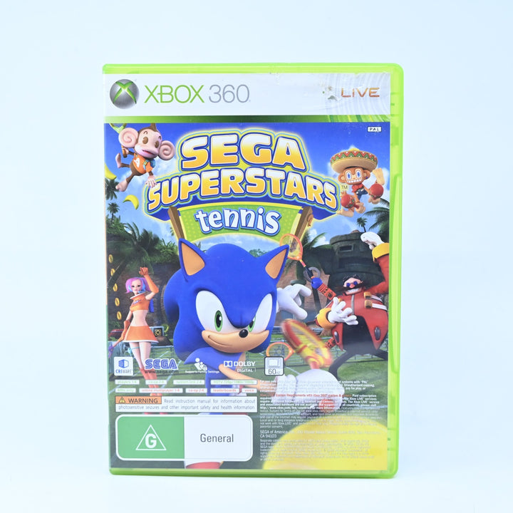 Sega Superstars Tennis Sonic & Live Arcade - Xbox 360 Game + Manual - PAL