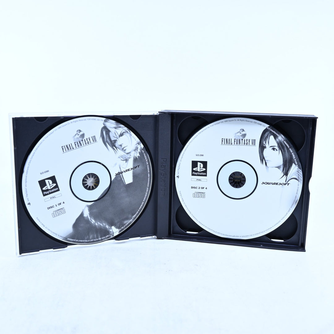 Final Fantasy VIII - Sony Playstation 1 / PS1 Game + Manual - PAL - MINT DISC!