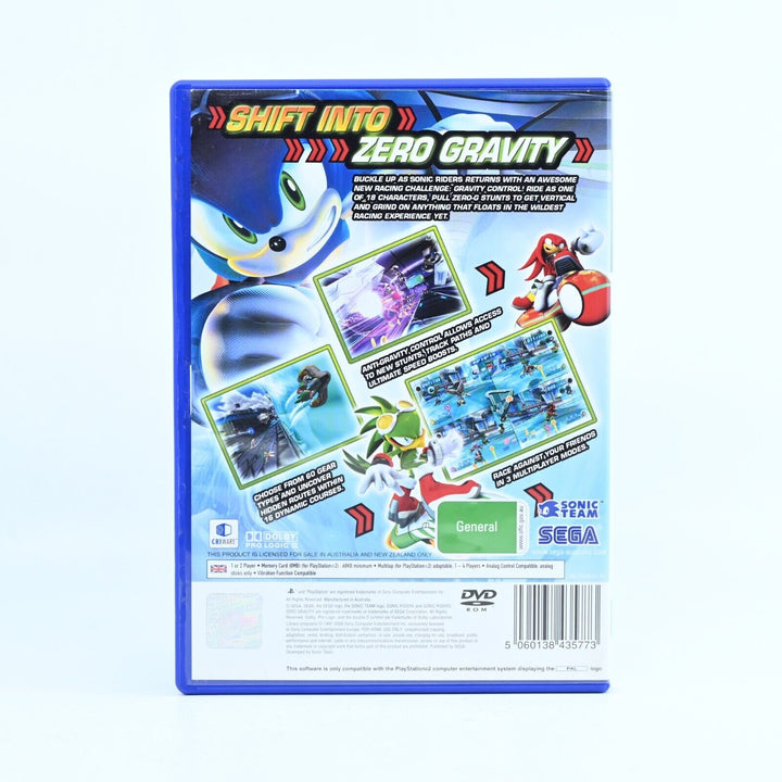 Sonic Riders: Zero Gravity - Sony Playstation 2 / PS2 Game + Manual - PAL