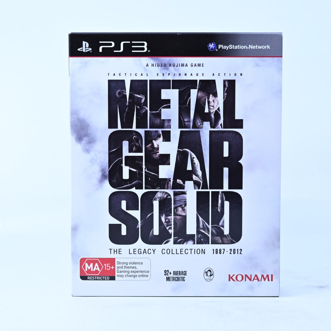 Metal Gear Solid: The Legacy Collection - Sony Playstation 3 / PS3 Game + Manual