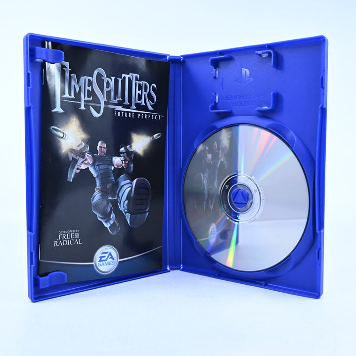 TimeSplitters Future Perfect - Sony Playstation 2 / PS2 Game + Manual - PAL