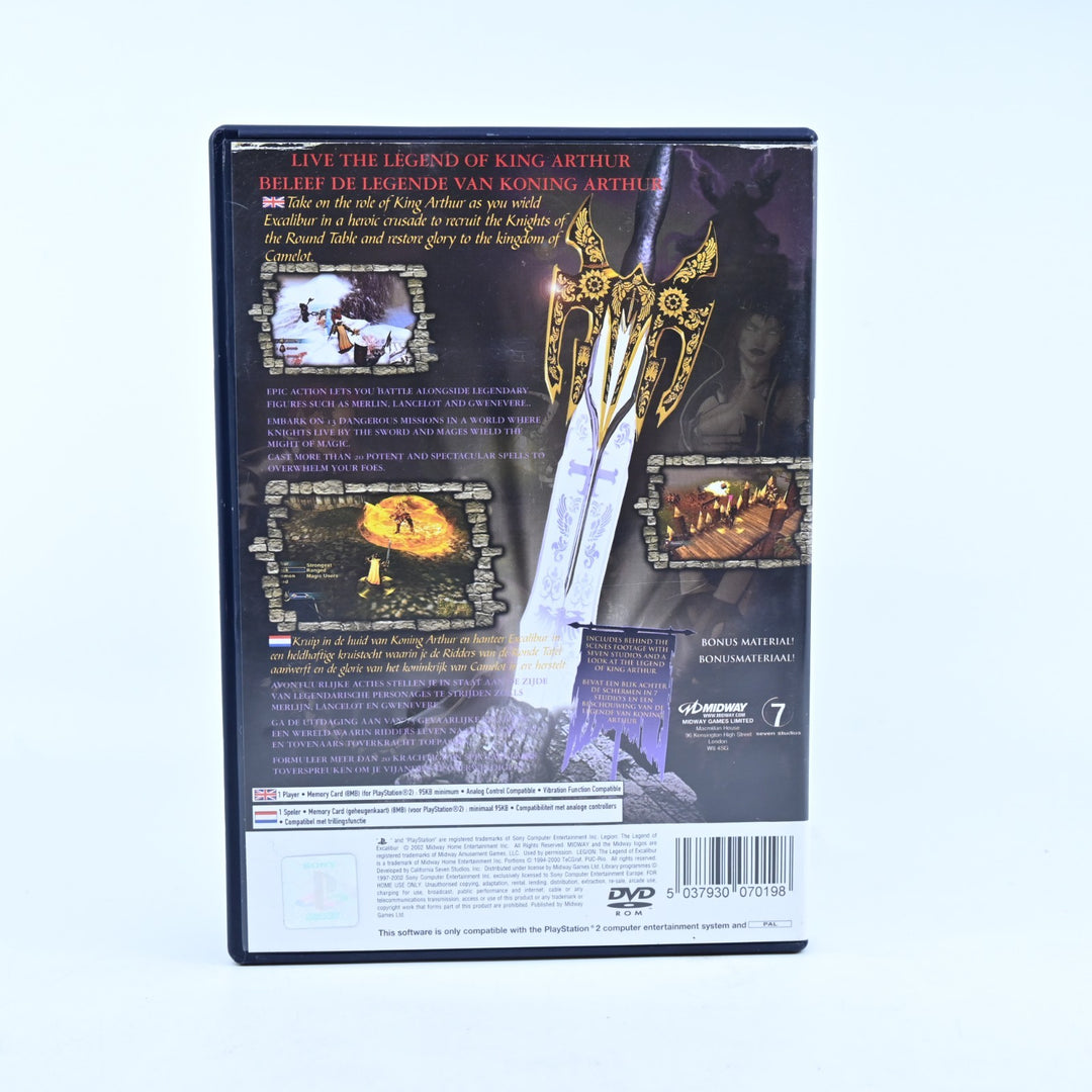 Legion: The Legend of Excalibur - Sony Playstation 2 / PS2 Game + Manual - PAL