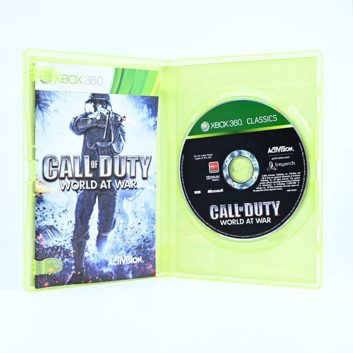 Call of Duty: World at War - Xbox 360 Game + Manual - PAL - MINT DISC!