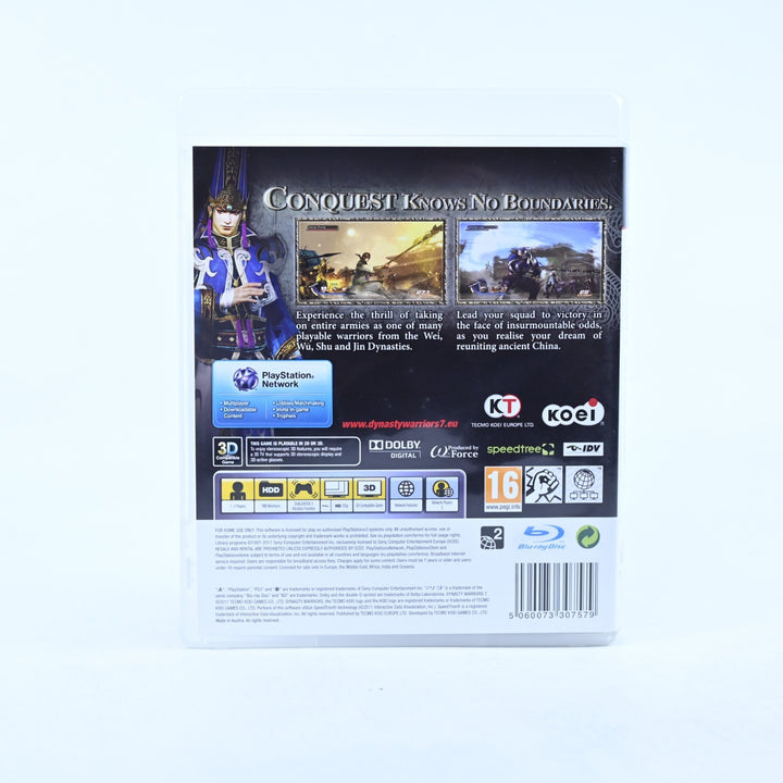 Dynasty Warriors 7 - Sony Playstation 3 / PS3 Game + Manual - MINT DISC!