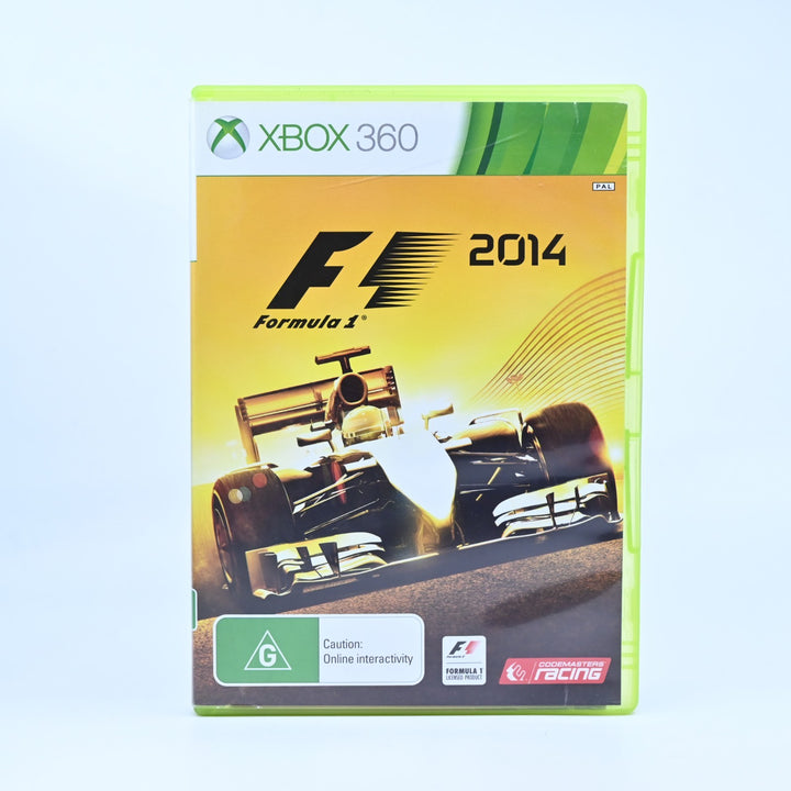 F1 Formula 1 One 2014 - Xbox 360 Game + Manual - PAL - MINT DISC!