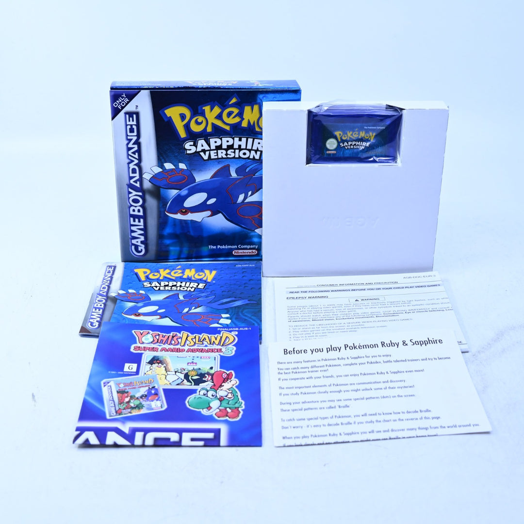 Pokemon Sapphire Version - Nintendo Gameboy Advance / GBA Boxed Game - AUS PAL