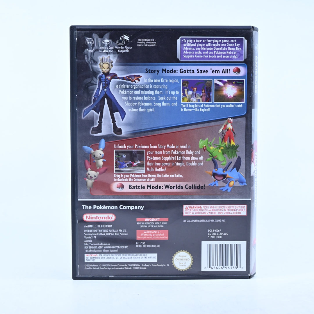 Pokemon Colosseum - Nintendo Gamecube Game + Manual - PAL + Memory Card!