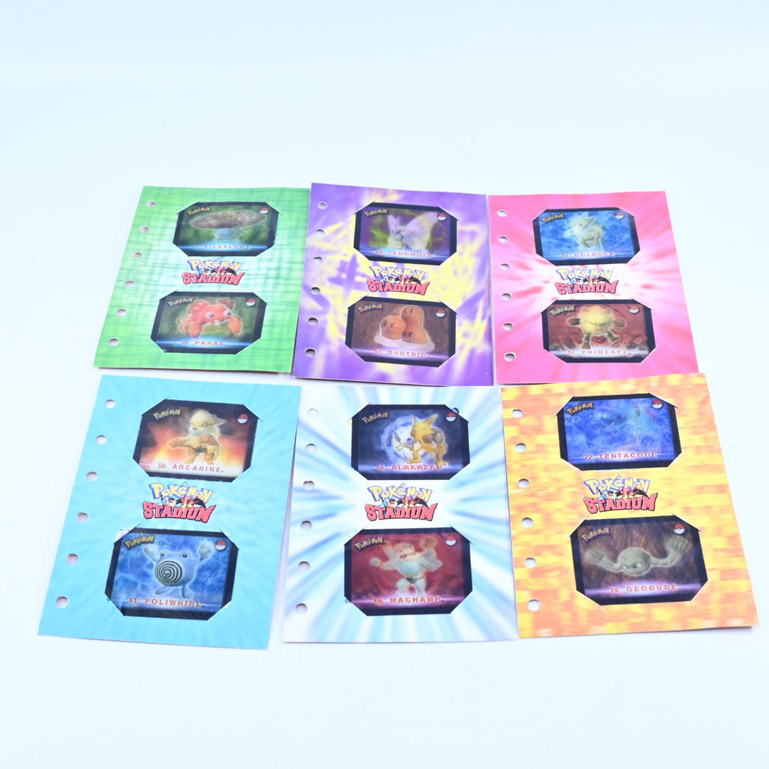 Pokemon Stadium - Action 3D's Collectors Record - Complete Set - Lays