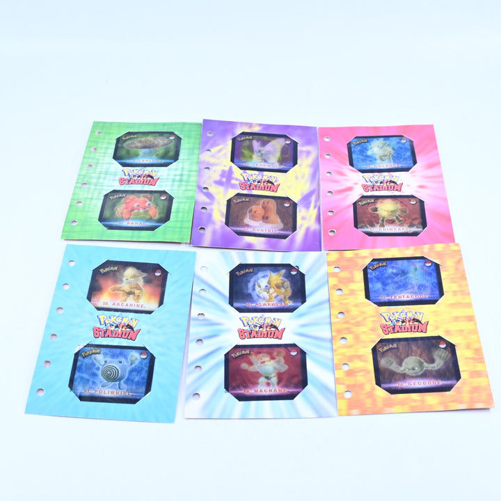 Pokemon Stadium - Action 3D's Collectors Record - Complete Set - Lays