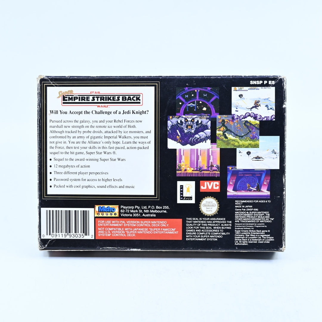Super Star Wars: The Empire Strikes Back - SNES Boxed Game - PAL