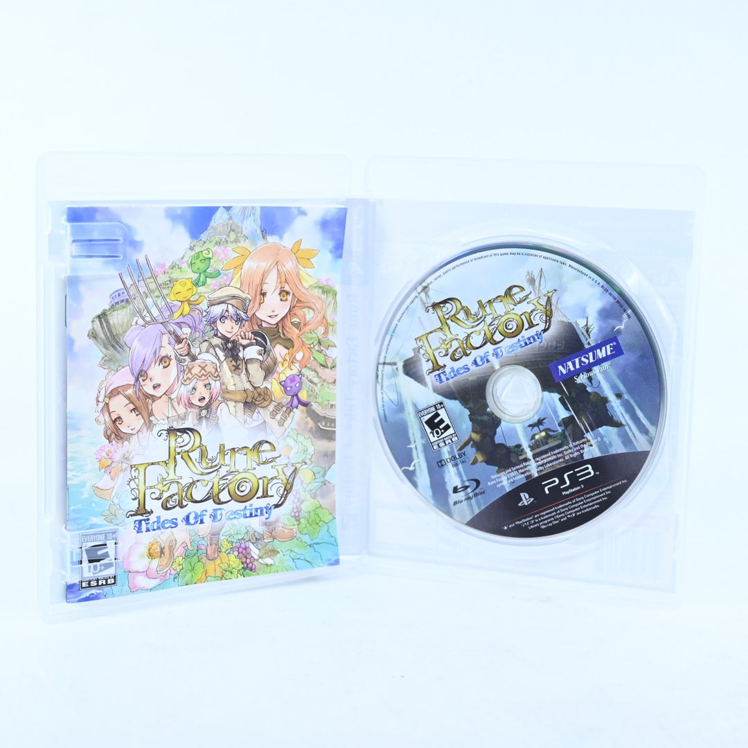 Rune Factory: Tides of Destiny - PS3 Game + Manual - REGION FREE