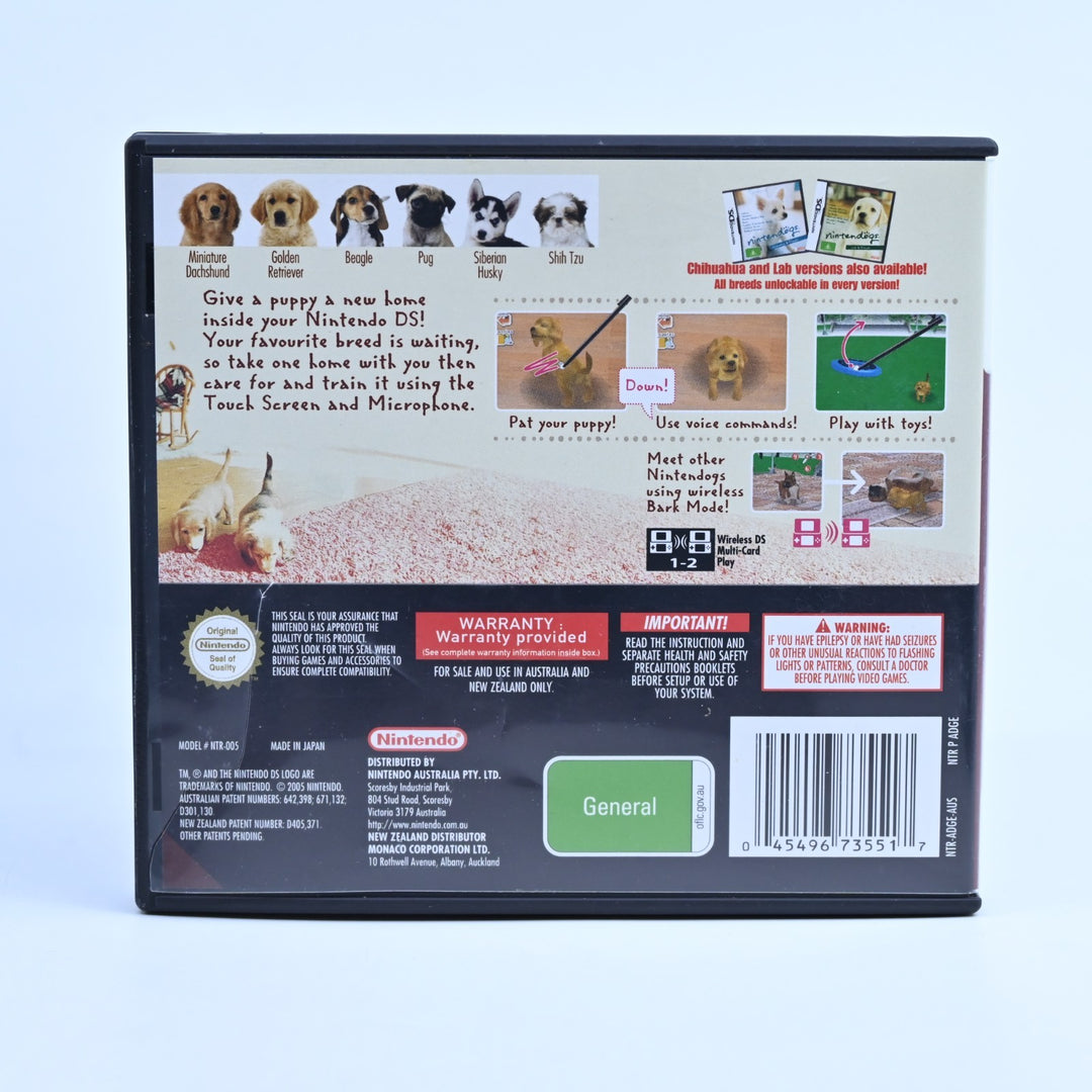 Nintendogs Dachshund & Friends - Nintendo DS Game - PAL + Manual - FREE POST!
