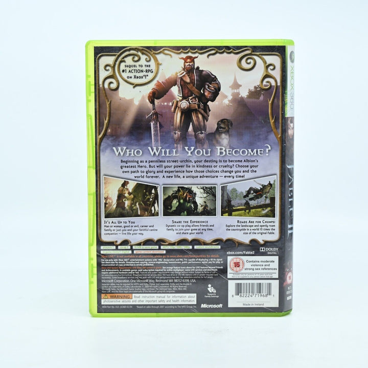 Fable II - Xbox 360 Game + Manual - PAL - MINT DISC!