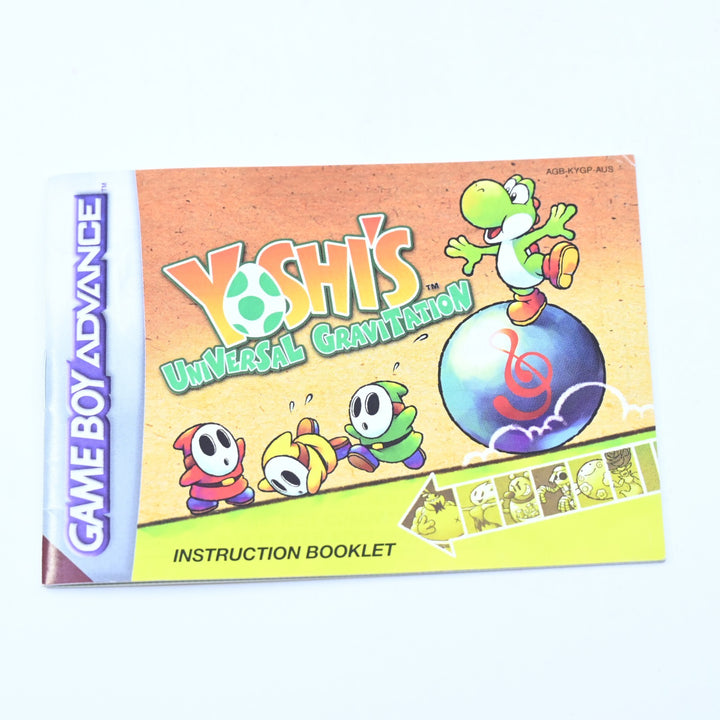 Yoshi's Universal Gravitation Manual - Gameboy Advance / GBA Accessory