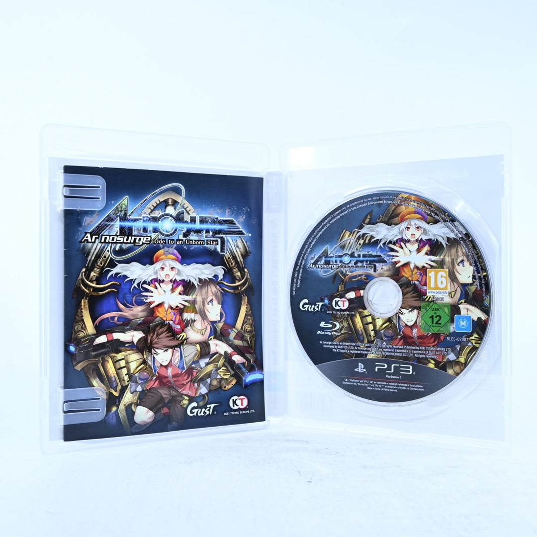 Ar Nosurge: Ode to an Unborn Star - Sony Playstation 3 / PS3 Game + Manual