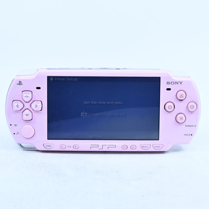 Pink Reshell & Rebuilt - PSP Console - PSP-2002 - 2000 + NEW BATTERY
