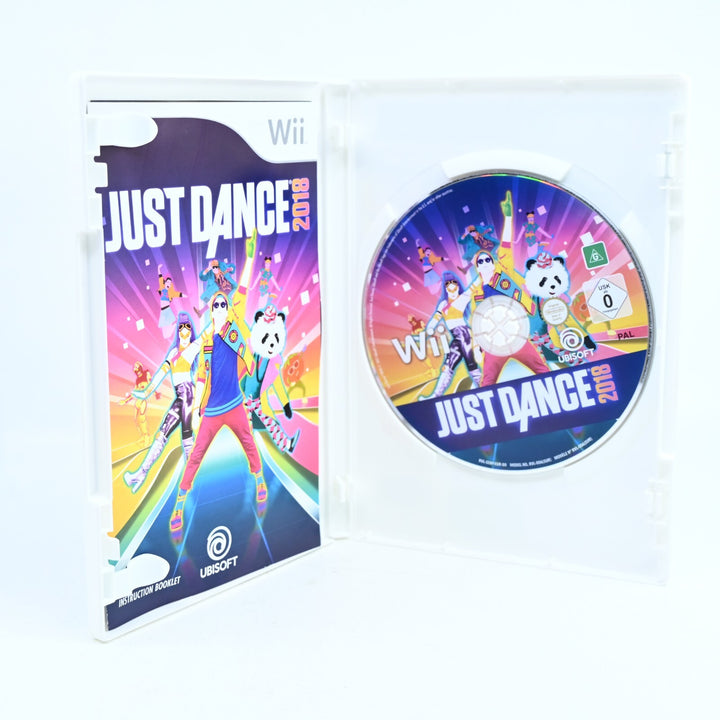 Just Dance 2018 - Nintendo Wii Game + Manual - PAL - MINT DISC!