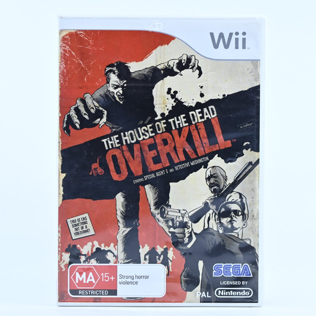 The House of the Dead: Overkill - Nintendo Wii Game + Manual - PAL