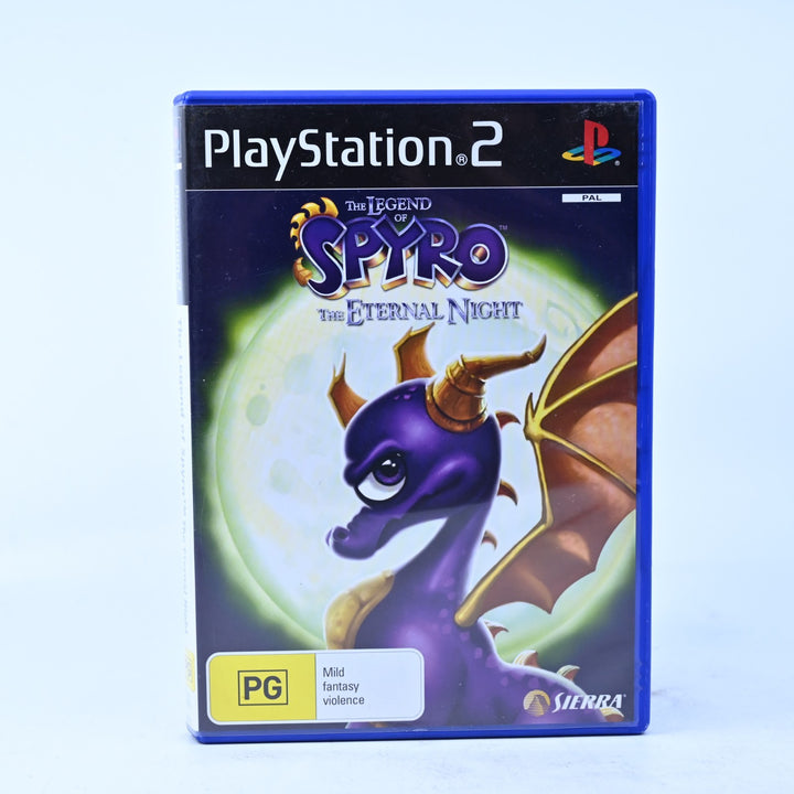 The Legend of Spyro: The Eternal Night - Sony Playstation 2 / PS2 Game + Manual