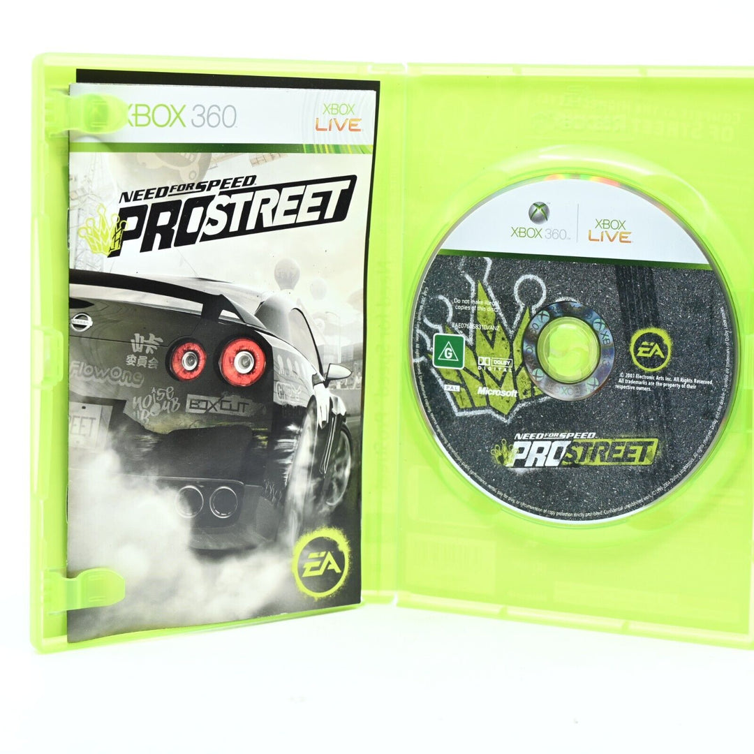 Need For Speed Pro Street - Xbox 360 Game + Manual - PAL - MINT DISC!