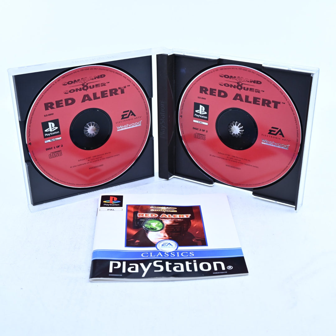 Command & Conquer: Red Alert - Sony Playstation 1 / PS1 Game + Manual - PAL