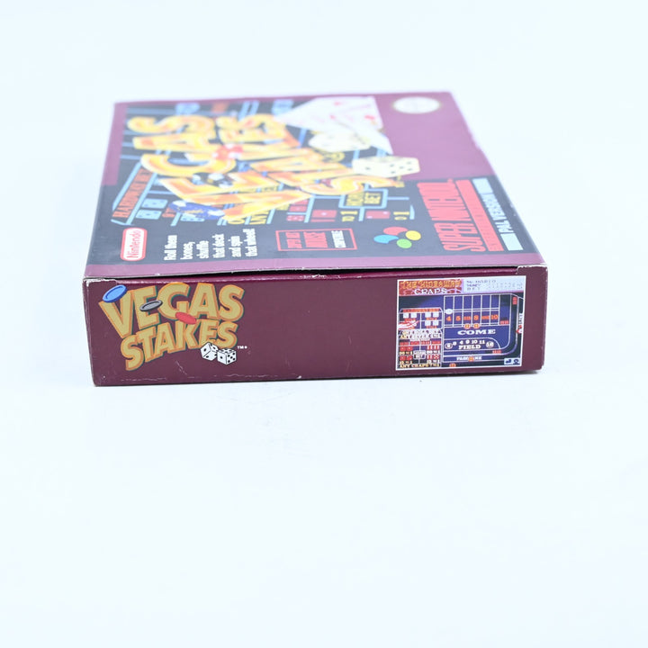 Vegas Stakes - Super Nintendo / SNES Boxed Game - PAL - FREE POST!