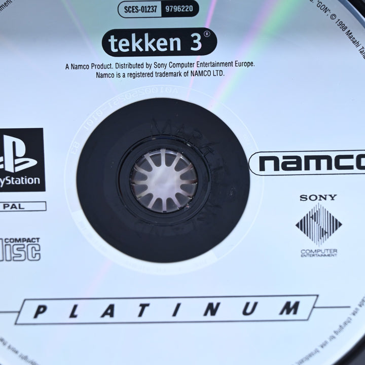 Tekken 3 - Sony Playstation 1 / PS1 Game + Manual - PAL - MINT DISC!