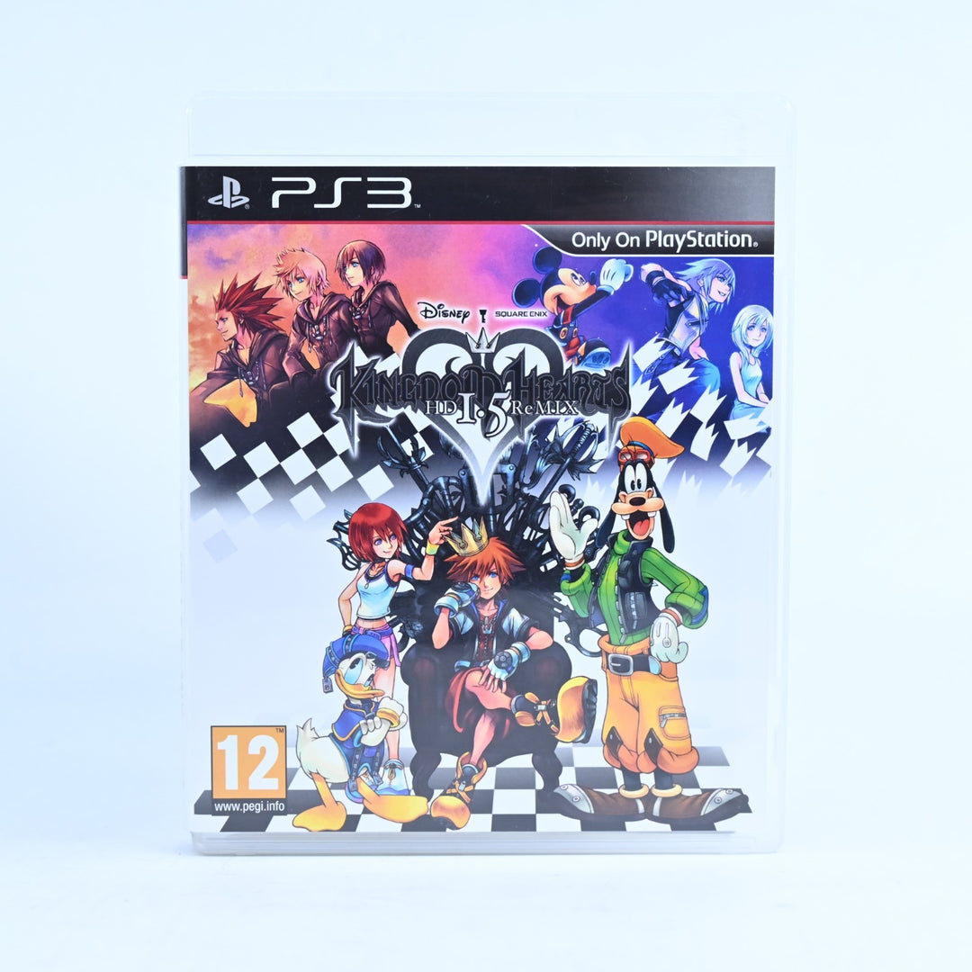 Kingdom Hearts HD 1.5 ReMix - Sony Playstation 3 / PS3 Game + Manual