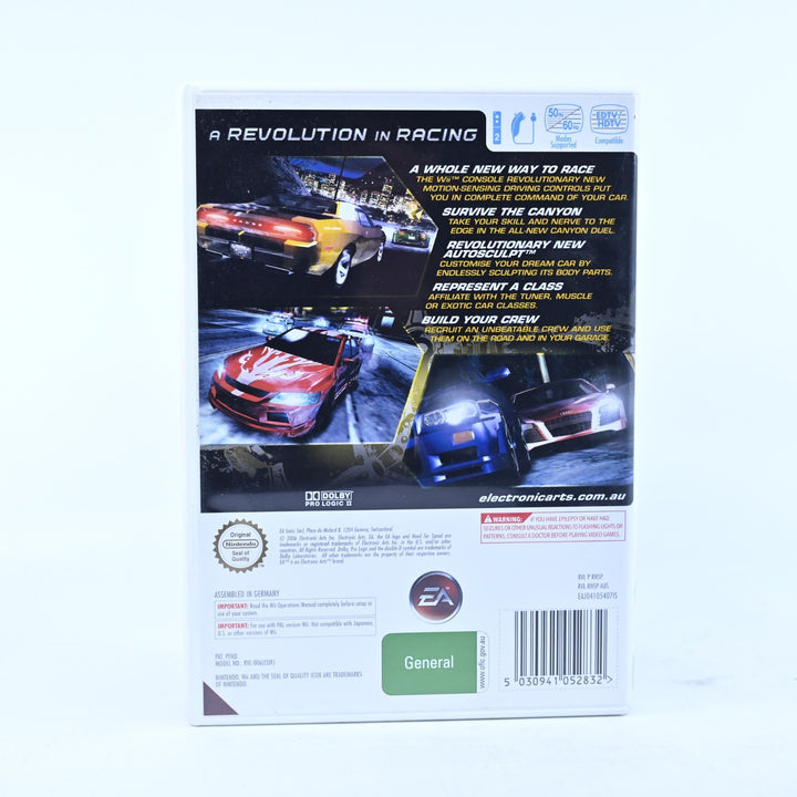 Need for Speed Carbon - Nintendo Wii Game + Manual - PAL - MINT DISC!