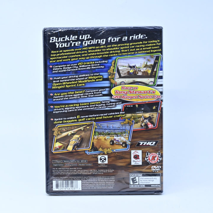 Sprint Cars: Road to Knoxville - SEALED! - PS2 Game + Manual - NTSC-U