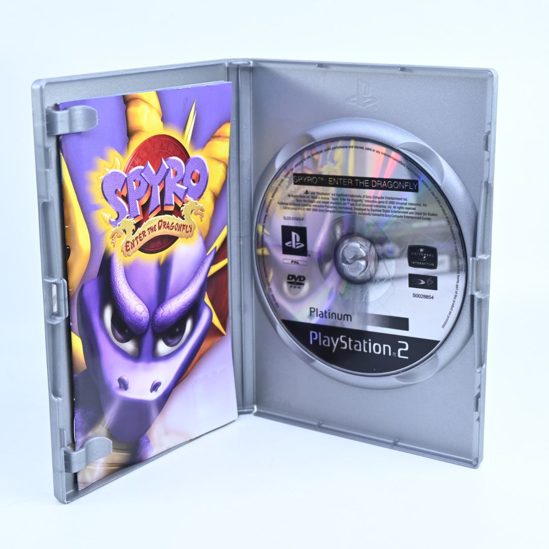 Spyro: Enter the Dragonfly - Sony Playstation 2 / PS2 Game + Manual - PAL