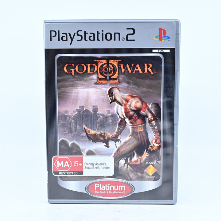 God of War II - Sony Playstation 2 / PS2 Game + Manual - PAL - MINT DISC!