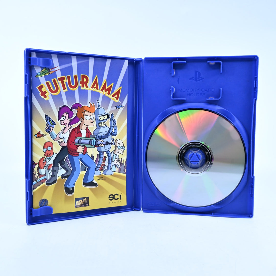 Futurama - Sony Playstation 2 / PS2 Game + Manual - PAL - MINT DISC!