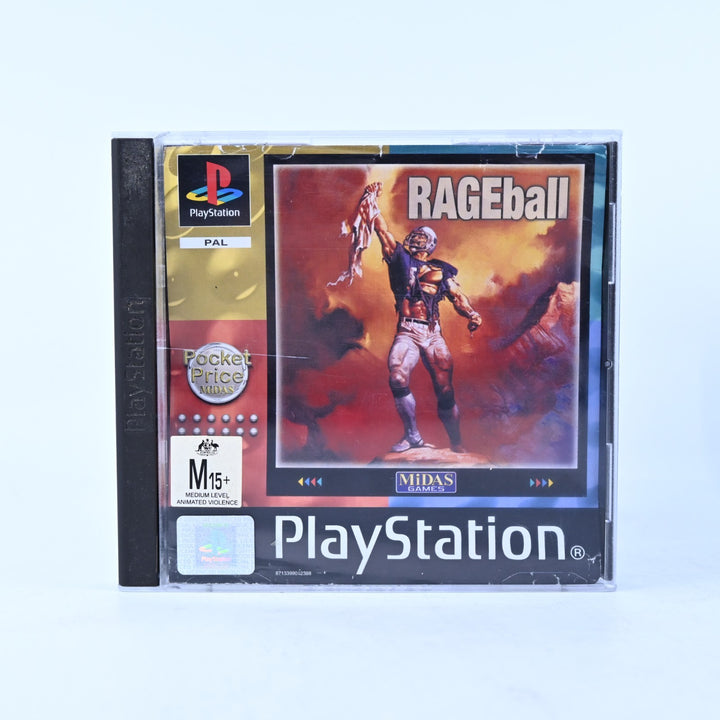 Rageball - Sony Playstation 1 / PS1 Game - No Manual - PAL - MINT DISC!