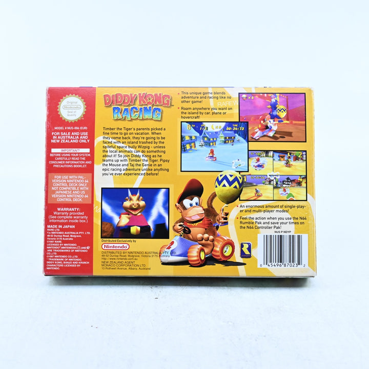 Diddy Kong Racing - N64 / Nintendo 64 Boxed Game - PAL - FREE POST!