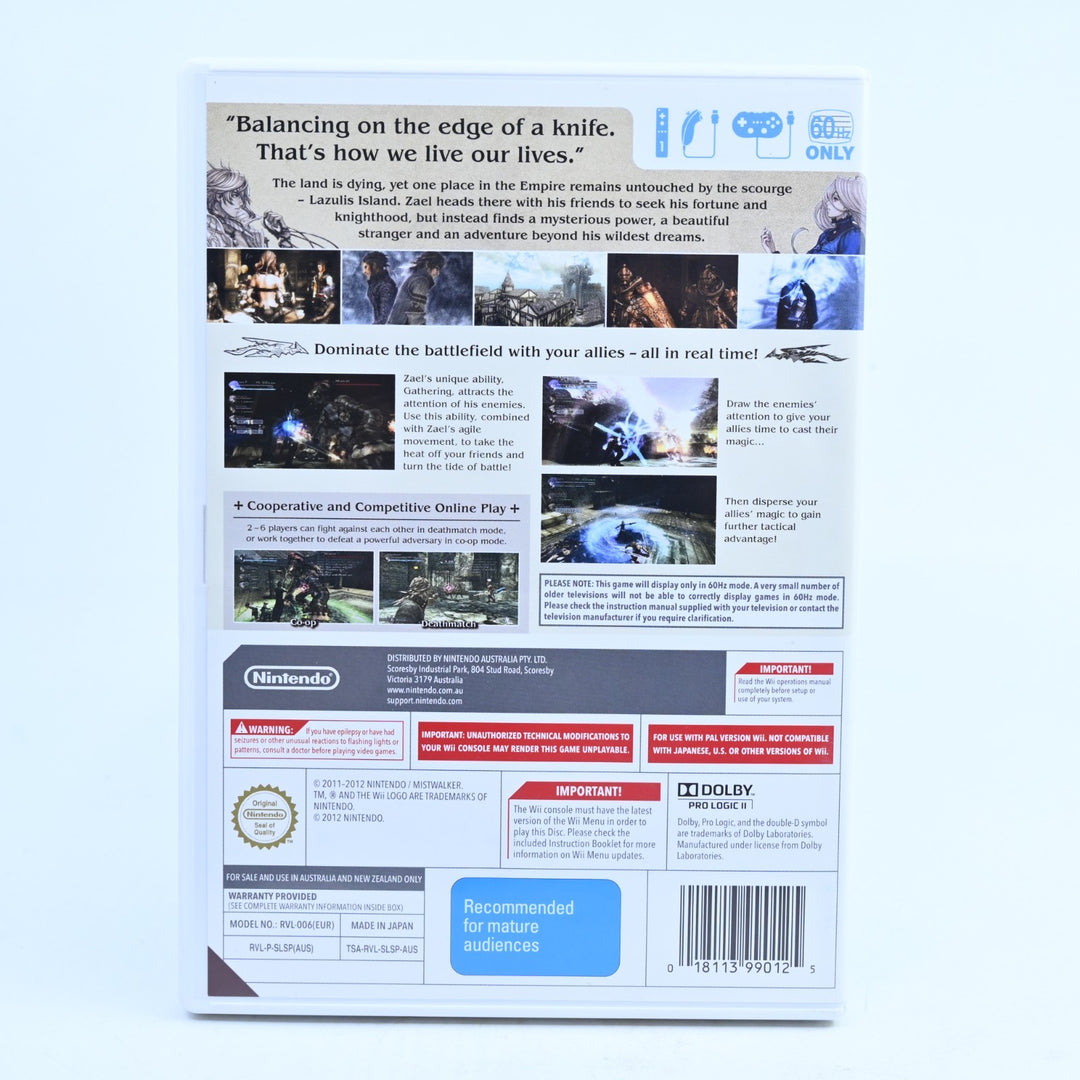 The Last Story - Nintendo Wii Game + Manual - PAL - MINT DISC!