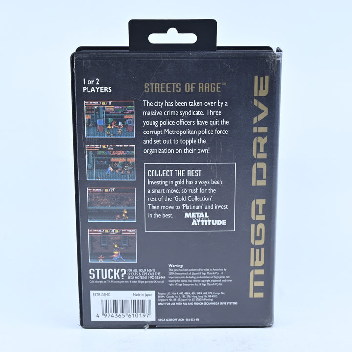 Streets of Rage - Sega Mega Drive Game + Manual - PAL - FREE POST!
